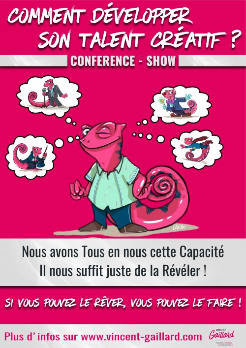 Affiche confe rence Cre ativite