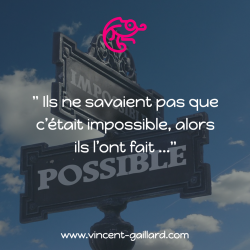 Vignette de "Ils ne savaient pas que c'&eacute;tait impossible, alors ils l'ont fait"