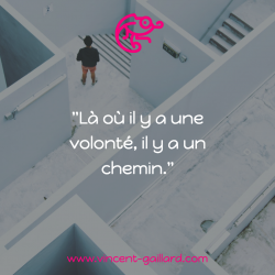 Vignette de "L&agrave; o&ugrave; il y a une volont&eacute;, il y a un chemin "